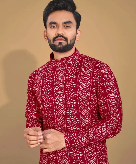 Premium Soft Cotton Men's Kurta Pajama Set