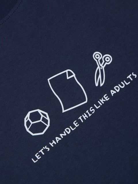 Handle Like Adults Men Relaxed Fit T-Shirts