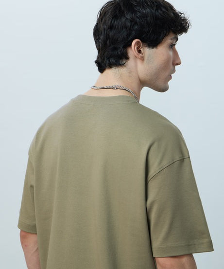 Urban Olive Oversized T-Shirts