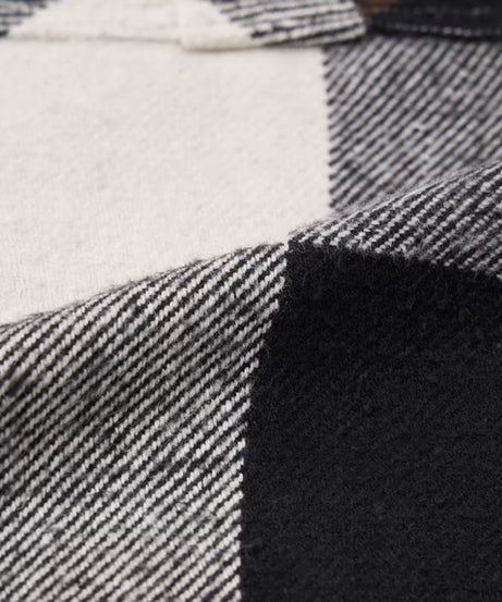 Plaid Cream, Blue, Grey Men Flannel Shackets