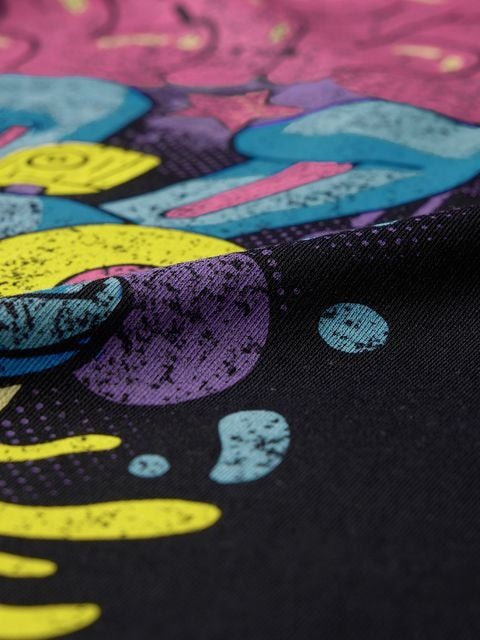 Trippy Blaze Oversized Full Sleeve T-Shirts