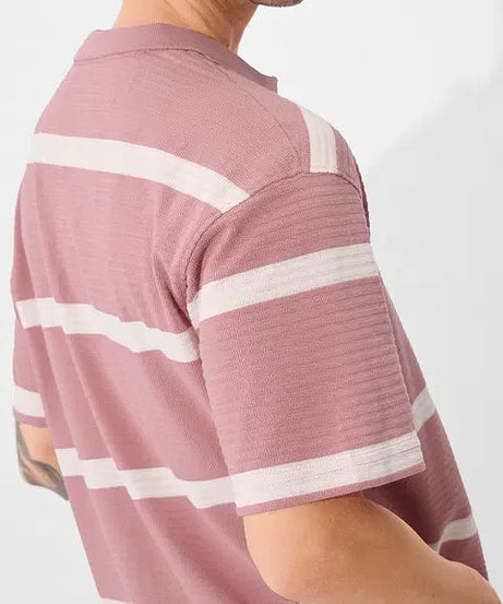 Textured Polo Quartz Oversized Polos