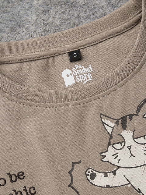 Cat-Tastrophe Women Oversized T-Shirts