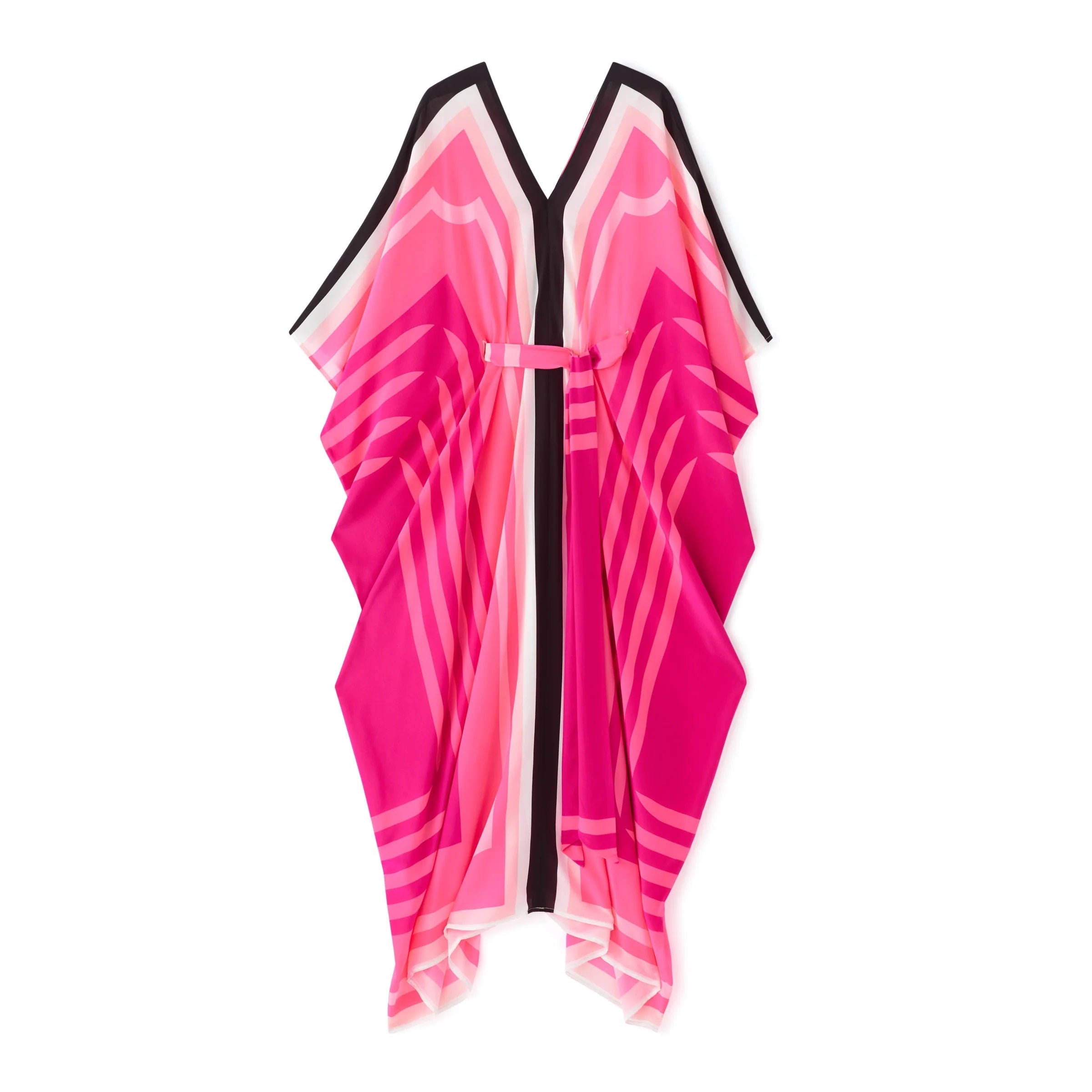 Women's Silk Crepe Kaftan Flowy and Comfortable Evening Wear Caftan