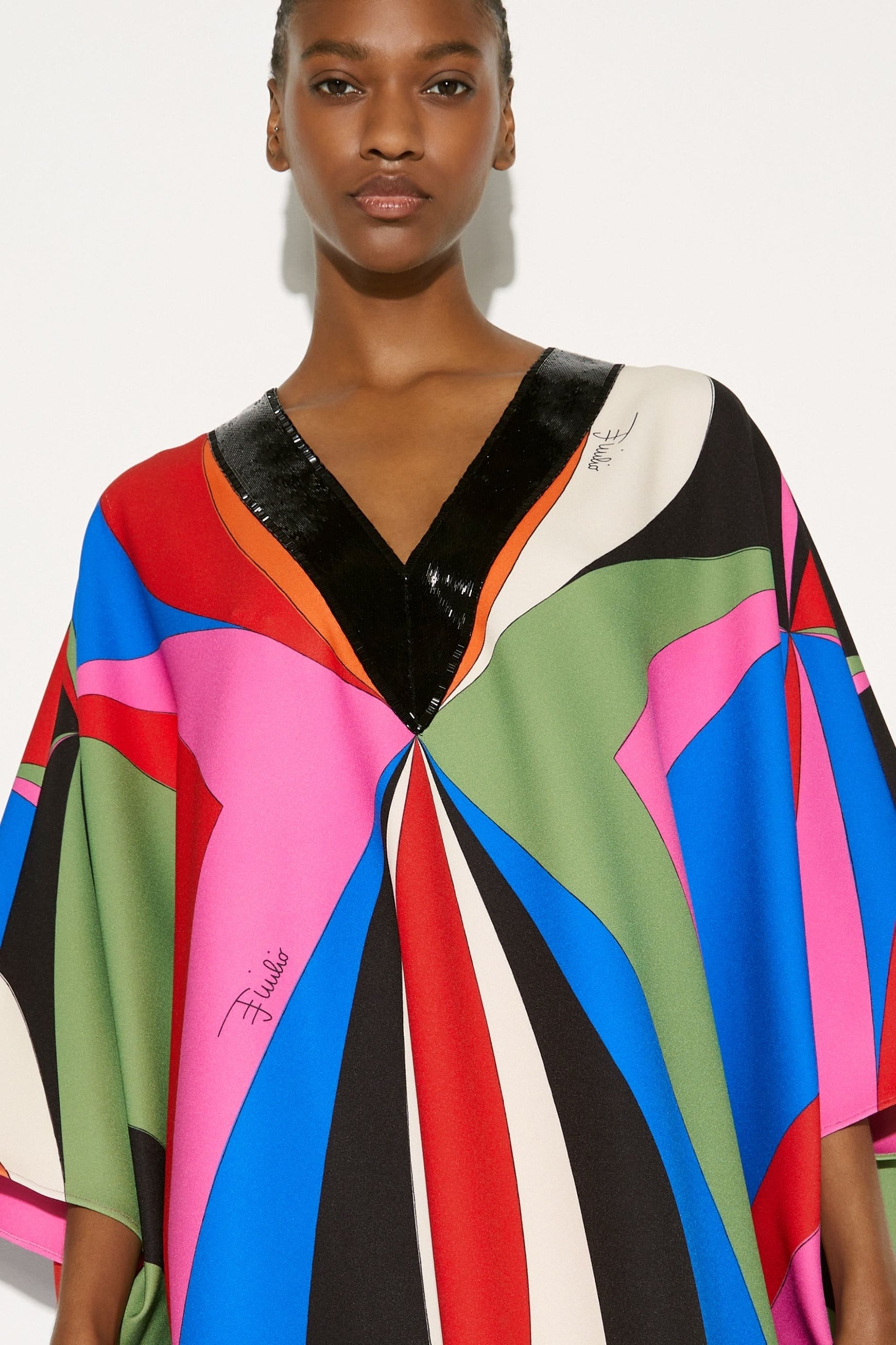 Korean BSY With Sequence Work Long Kaftan For Women's