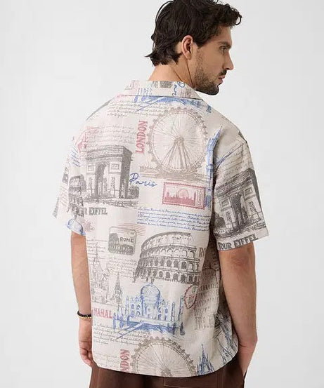 Textured Monuments Holiday Shirts