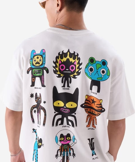 Solar Cats Oversized T-Shirts