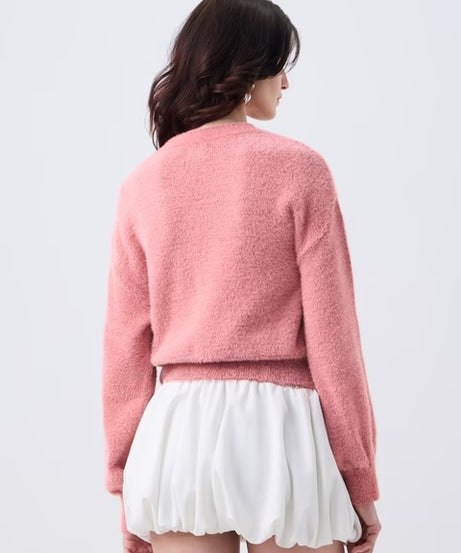 Disne Fuzzy Baymax Women Oversized Sweaters