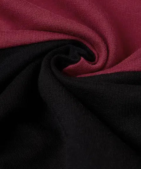 Colourblock Red Flame Oversized Polos