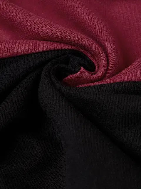 Colourblock Red Flame Oversized Polos