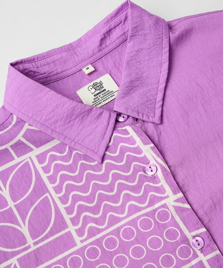 Textured Twilight Women Boyfriend Shirts