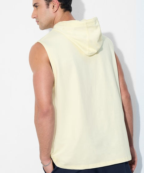 Solids Off White Hooded T-Shirts