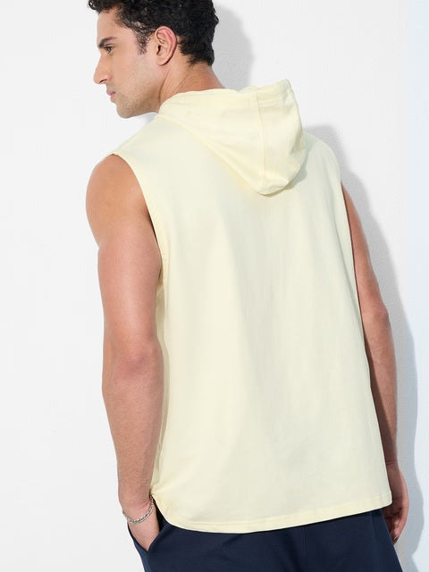 Solids Off White Hooded T-Shirts