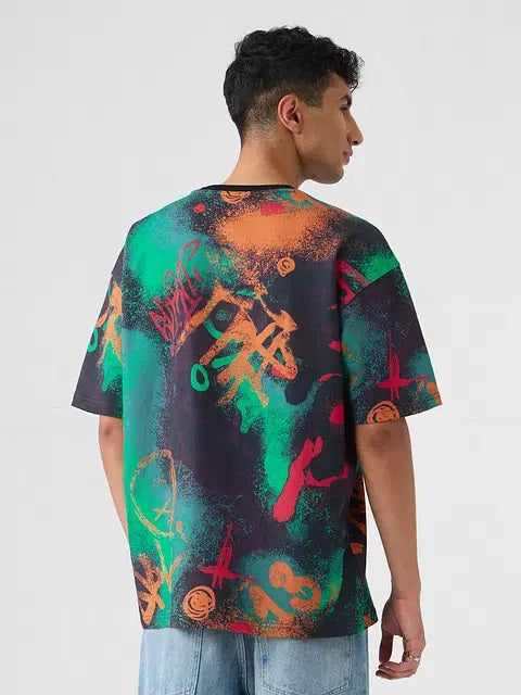 Street Graffiti Oversized T-Shirts