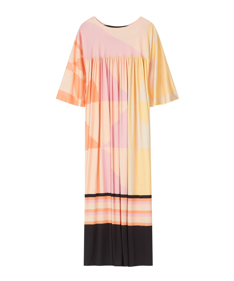 Flowy Rayon Cotton Maxi Kaftan, Lightweight and Breathable Caftan For Women's