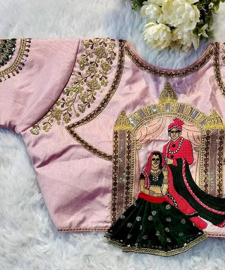 Raspberry Silk Blouse