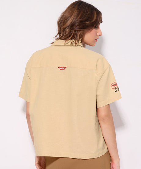 Cotton Linen  Teekhi Mirchi Women Holiday Shirts