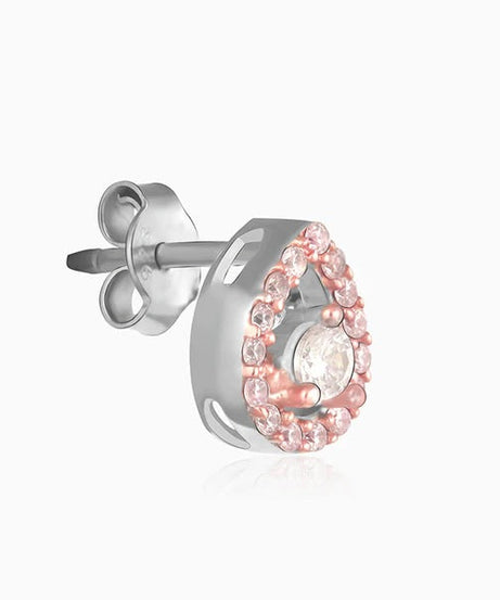 Rose Gold Drop Studs