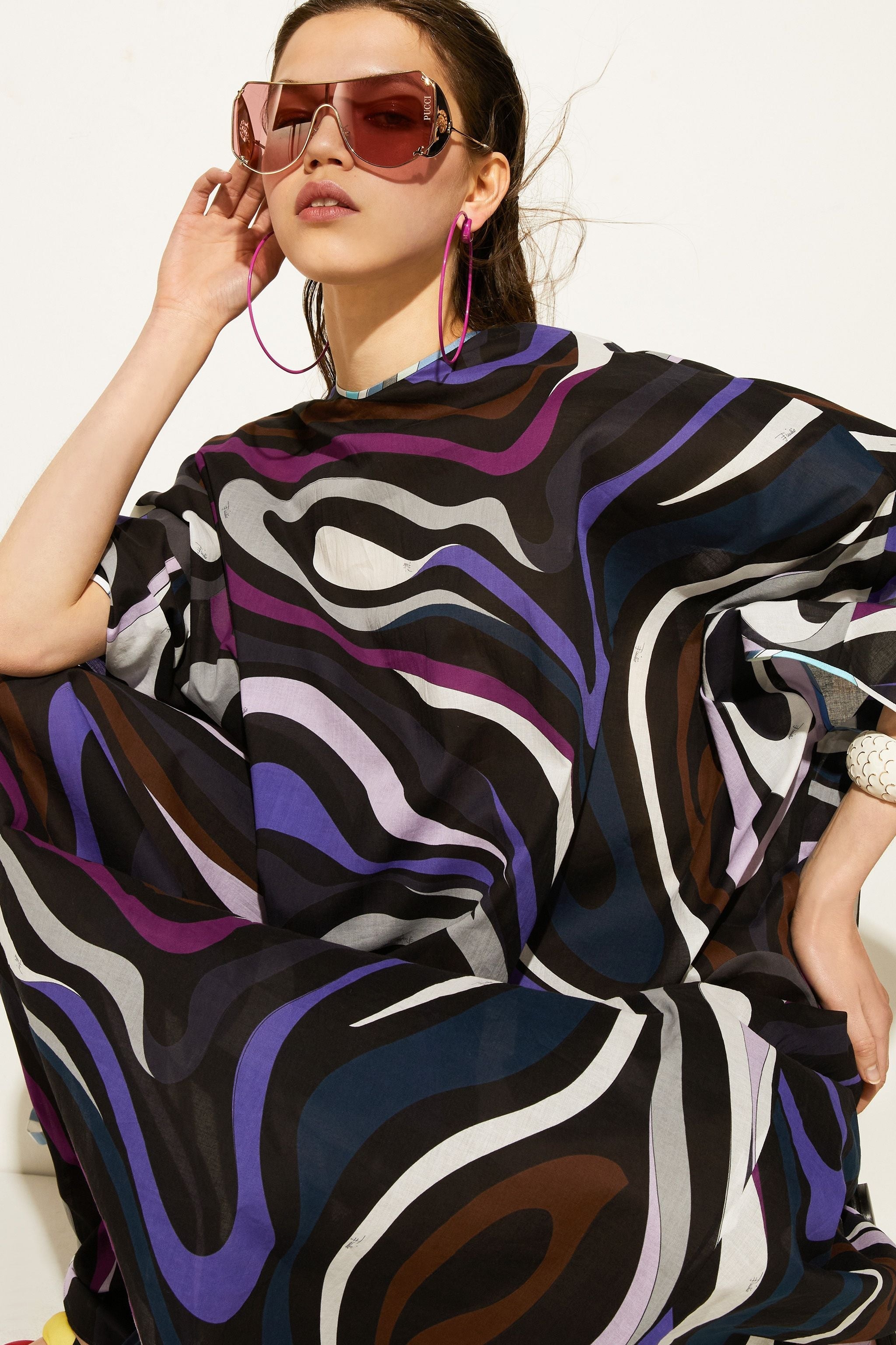 Lewish Cotton Kaftan - Soft & Lightweight Lounge Wear Women's Caftan