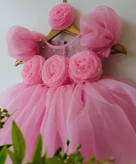 Baby Girls Heavy Organza Frock