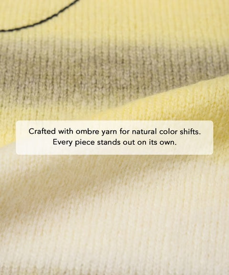 Ombre Sweater Just Bee Women Cropped Sweaters