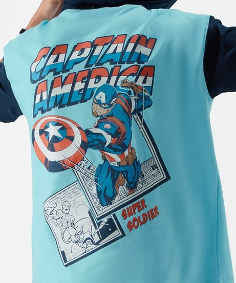 Captain America Super Soldier Hooded T-Shirts