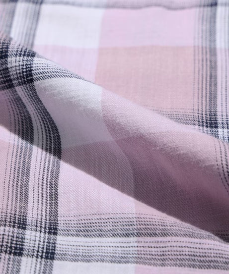 Plaid Rosy Grid Shirts