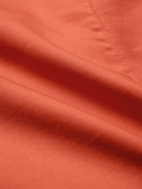 Solids Orange Flame Women Boyfriend Shirts