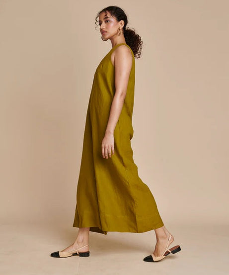 Linen Flared Jumpsuit