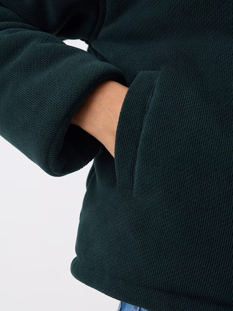 Bottle Green Women Puffer Jackets