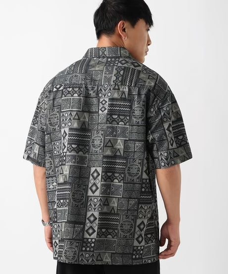 Jacquard Tribal Tales Oversized Shirts