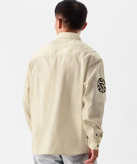 Iron Man Logo Men Utility Shirts