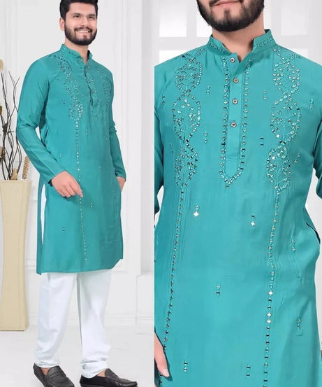 Men's Viscose with kurta pajama set
