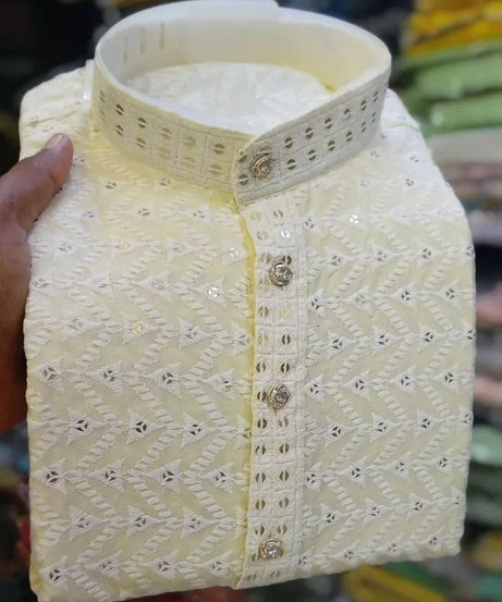 Men's Indian Bollywood Ethnic Full Stitched Rayon Viscose Kurta Pajama