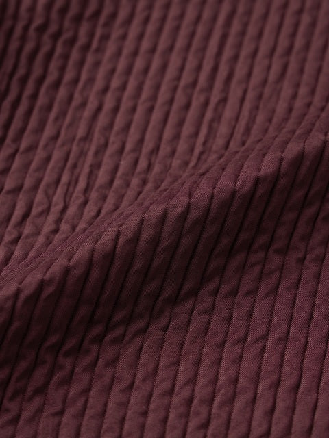 Textured Deep Ember Women Shirts