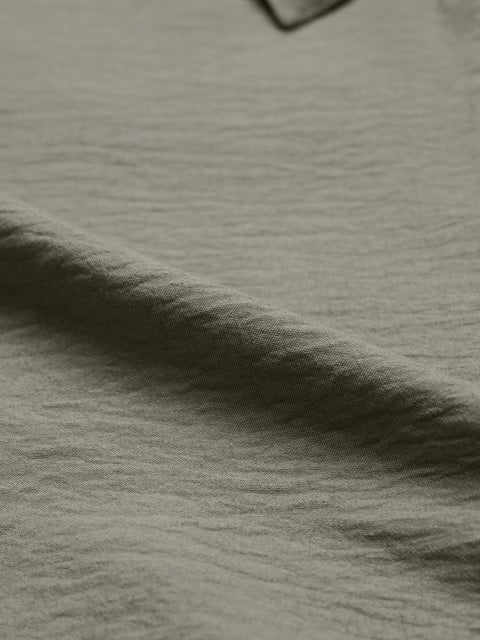 Textured Light Olive Women Shirts