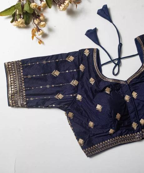 Vibrant Silk Blouse For Women's