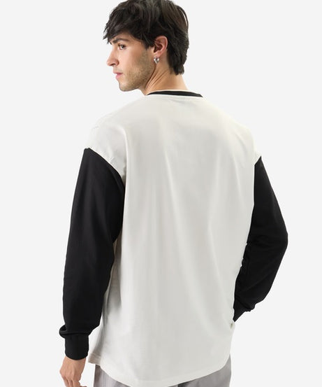 Tom & Jerry Striped Oversized Full Sleeve T-Shirts