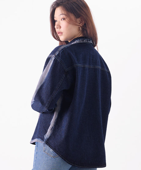 Aster Denim Women Shackets