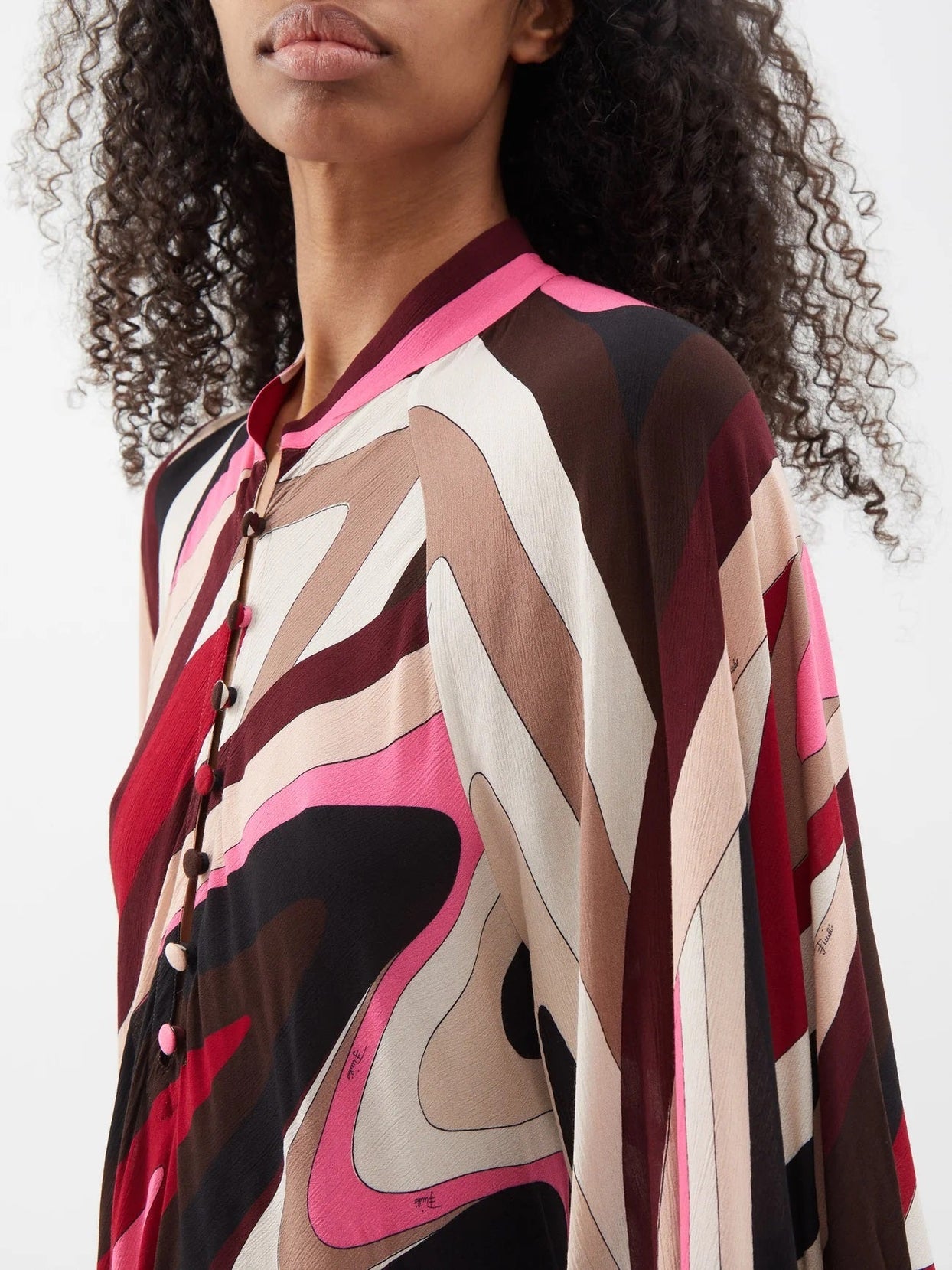 French Moss Luxury Printed Long Kaftan Women's