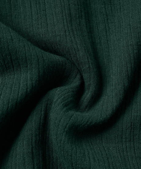 Solids  Emerald Green Women Oversized Shirts