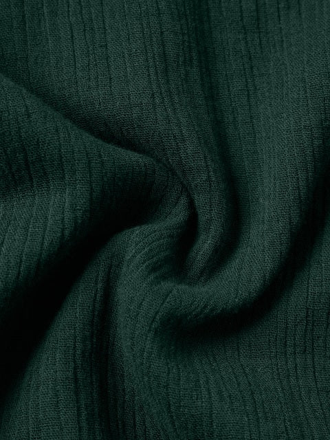 Solids  Emerald Green Women Oversized Shirts