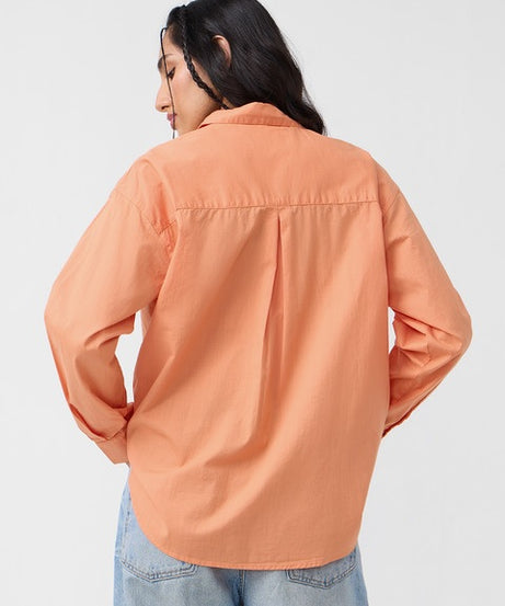 Coral Rose Women Boyfriend Shirts