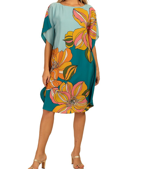 Luxury Silk Crepe Kaftan – Lightweight and Elegant Caftan For Women's