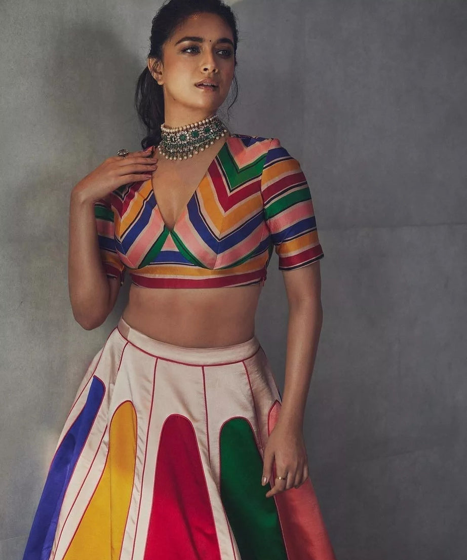 Designer Festival Wear Sartin With Digital Print Lehenga Blouse Dupatta