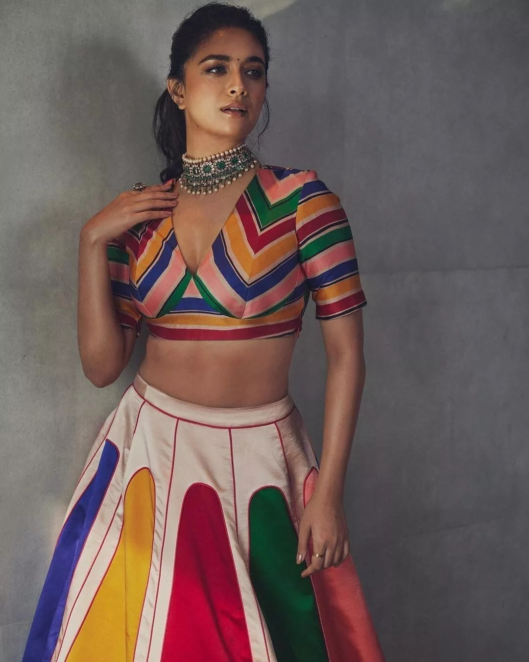 Designer Festival Wear Sartin With Digital Print Lehenga Blouse Dupatta