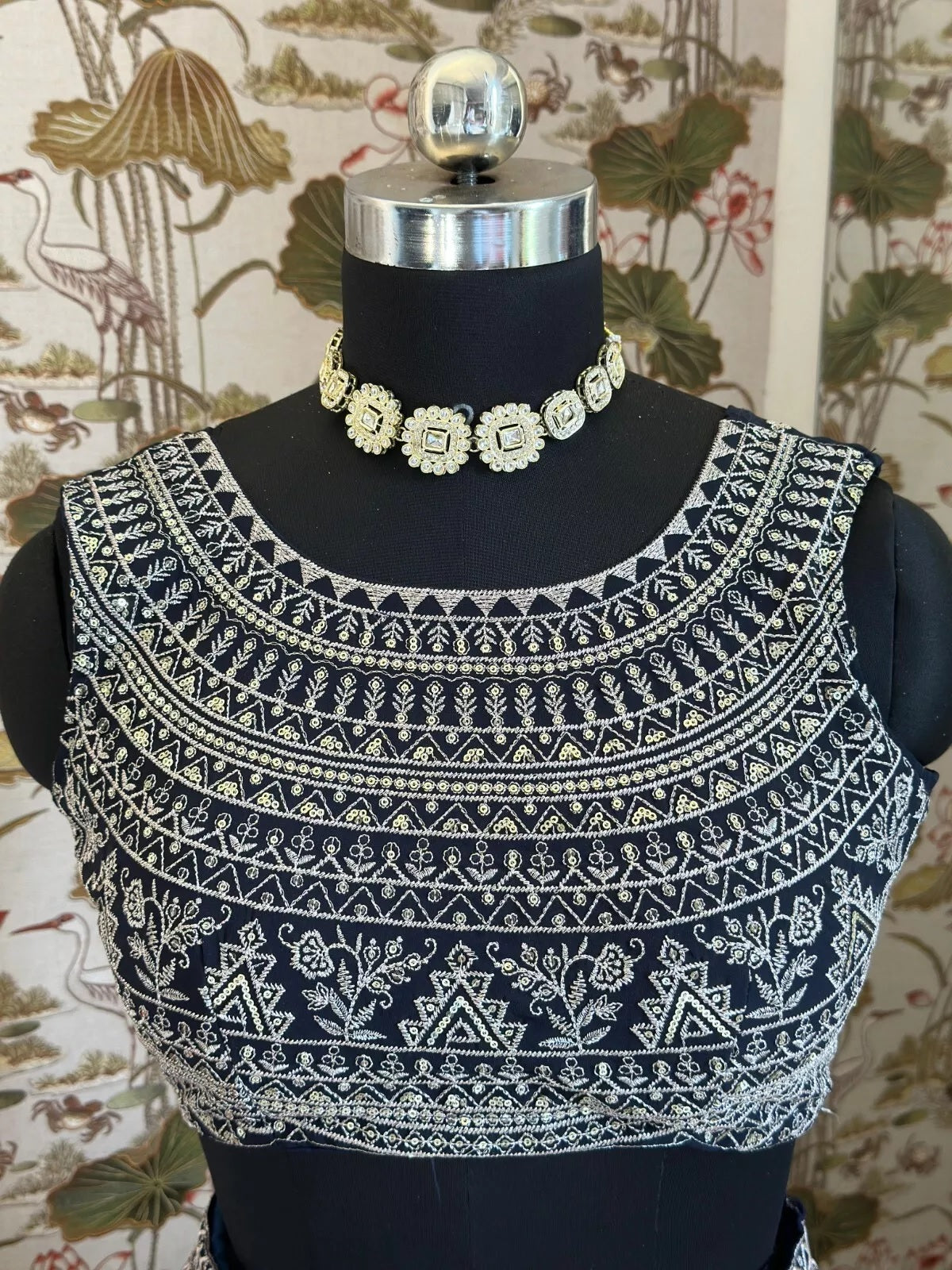 Georgette With Embroidery Sequence Design Work Designer Lehenga