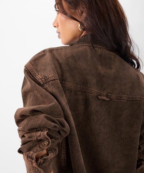 Classic Denim Light Cocoa Brown Shirts