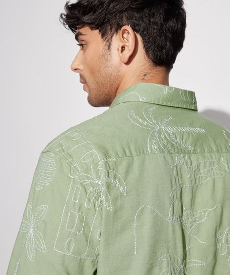 Bloom Summer Vibe Cotton Linen Shirts