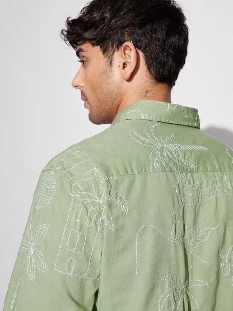 Bloom Summer Vibe Cotton Linen Shirts